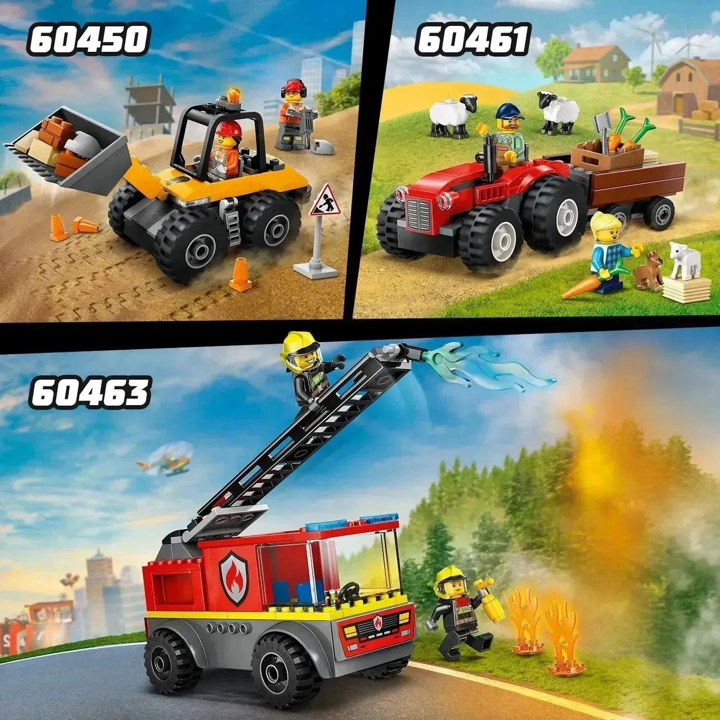 LEGO City Kombi-Deal "4": 60461, 60450 & 60463