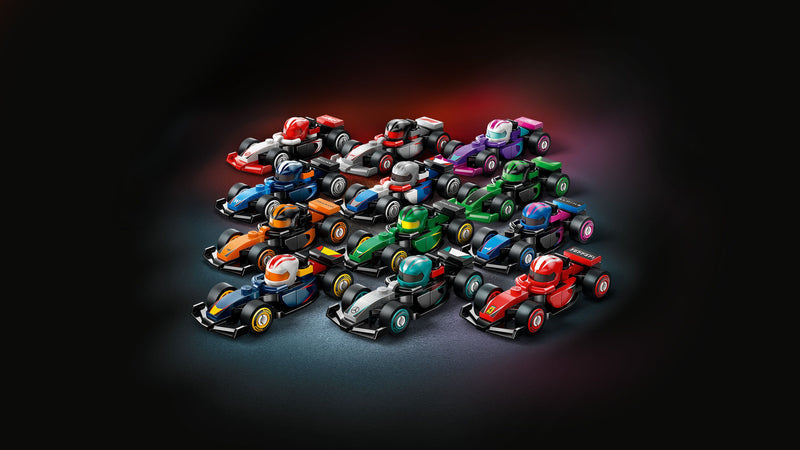 LEGO Formula 1 Drivers with their Car 71049 Minifigures (Set 12 Pieces)