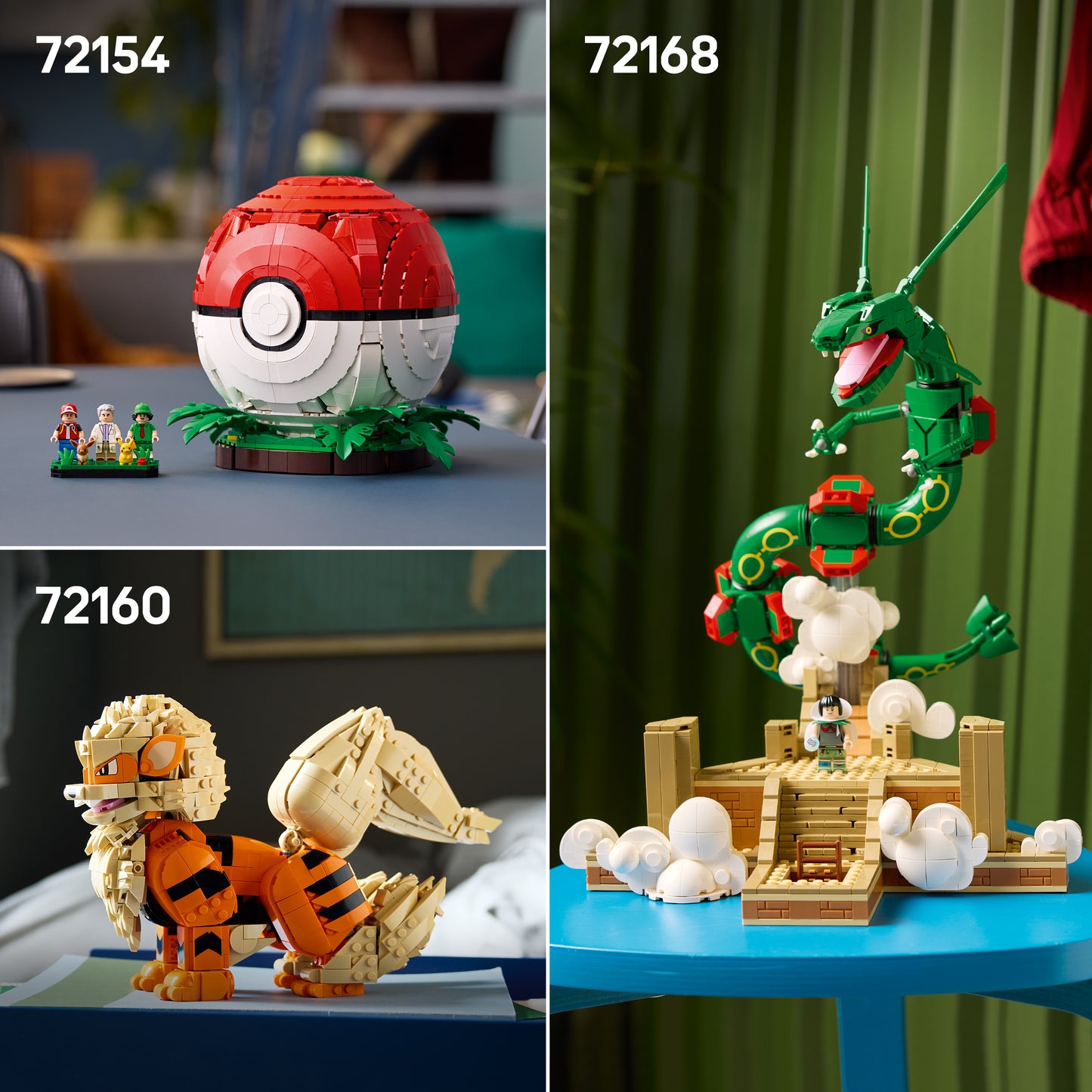 LEGO Pokémon Munchlax - Verzamelbaar Dieren Figuur met Boomstam, Appel en 2 Klokkenhuizen - Woondecoratie en Kantoor Decoratie - Bouwpakket voor Volwassenen - Cadeau voor Mannen en Vrouwen 72150