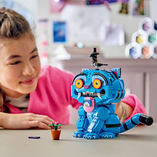 LEGO KPop Demon Hunters Derpy Tiger en Sussie Bird K-Pop Speelgoed voor Kinderen met 2 Dieren Figuren en Bloempot - Kinderkamer Decoratie - Cadeau voor Meisjes, Jongens en Fans vanaf 9 Jaar 72537
