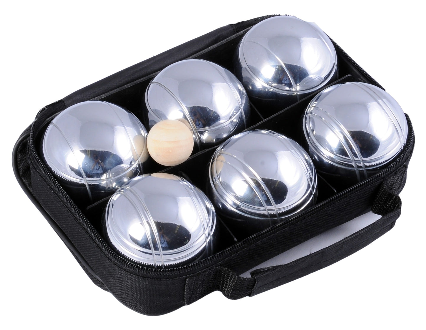 Jeu de Boules 6 Ballen in nylon tas 720gr.