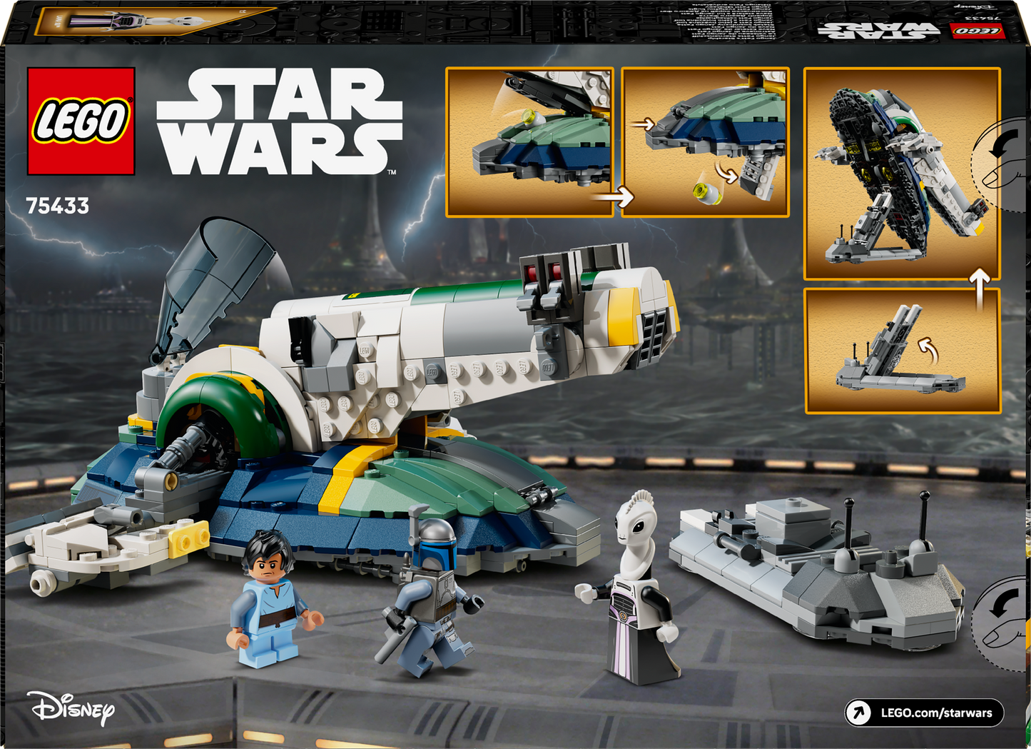 LEGO Jango Fetts ruimteschip 75433 Star Wars