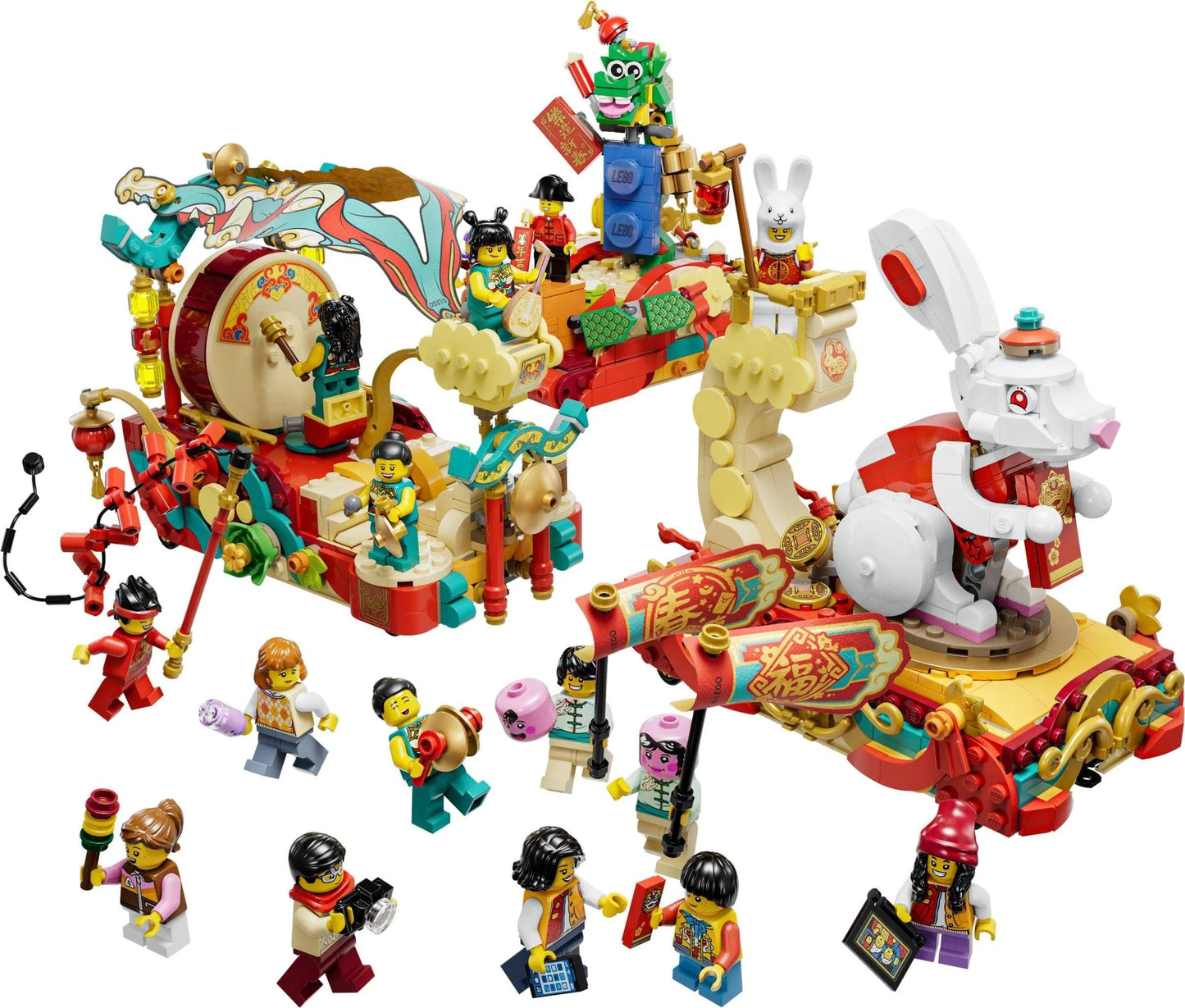 LEGO Chinees Nieuwjaar parade 80111 Chinees Nieuwjaar LEGO CHINEES NIEUWJAAR @ 2TTOYS | Official LEGO shop😊🥰 LEGO €. 132.49