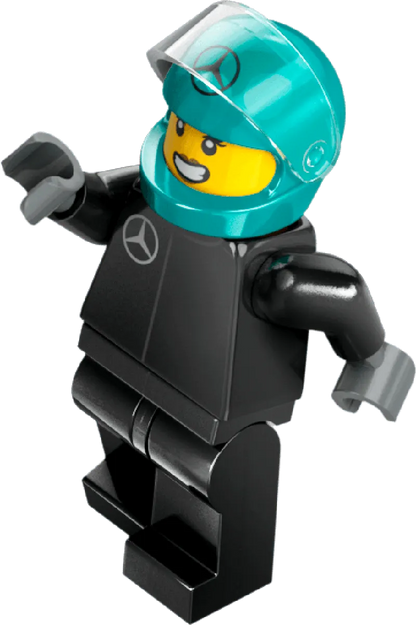 LEGO Pitbox mit Mercedes AMG und Alpine F1 Autos 60444 City