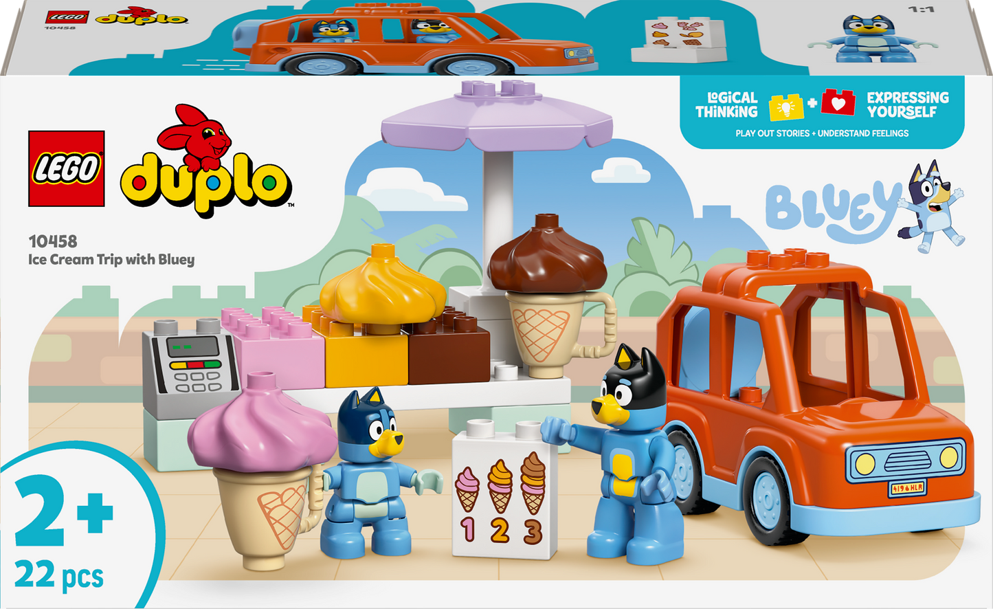 LEGO House of Bluey und ihre Familie mit Memory-Spiel 10459 Duplo Bluey Vorbestellung: 1. August)