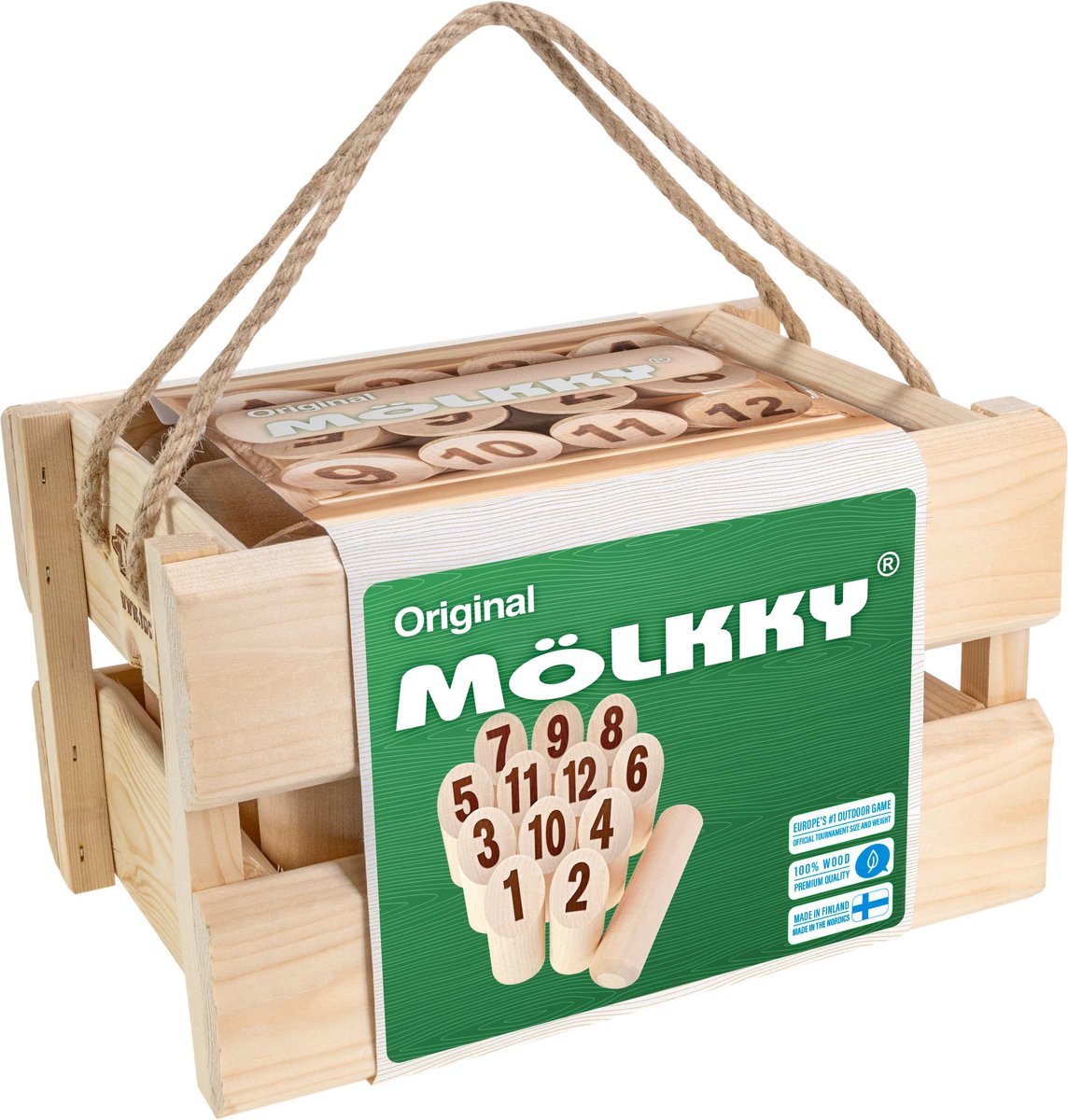 Fins Werpspel (Numbers Kubb / Molkky)