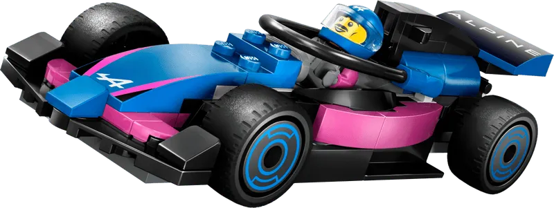 LEGO Pitbox mit Mercedes AMG und Alpine F1 Autos 60444 City