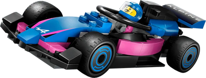 LEGO Pitbox mit Mercedes AMG und Alpine F1 Autos 60444 City
