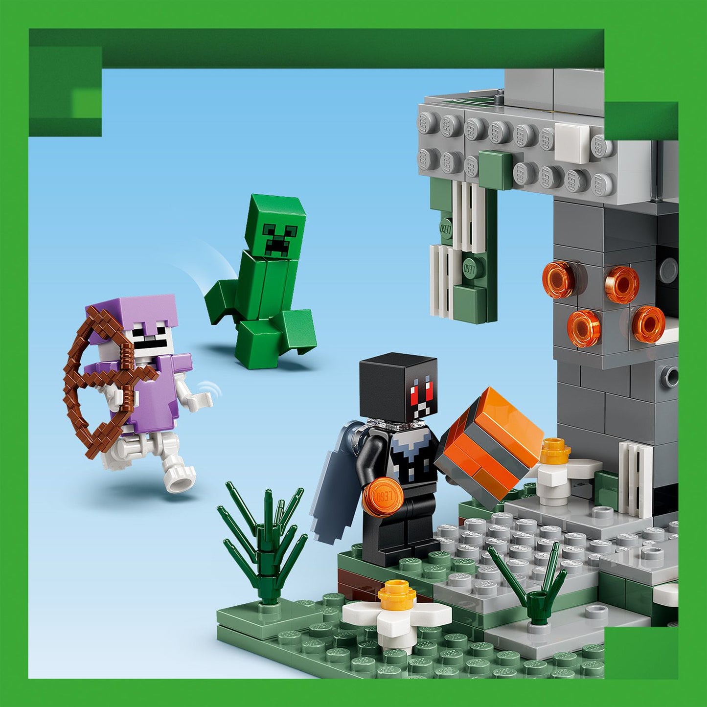 LEGO Minecraft De Bleke Tuin Videogame Bouwpakket voor Kinderen en Decoratie 21586