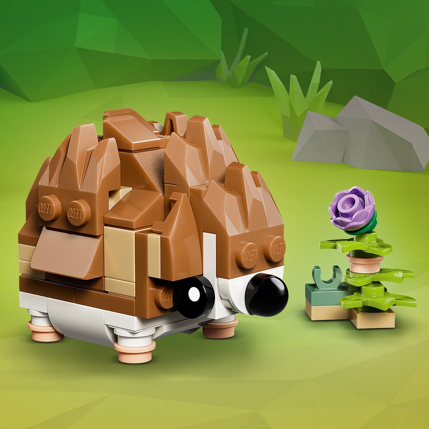 LEGO® Creator 3in1 Schattige Hamster met Bloem - Bouw Om tot een Egel of Arend - 31376