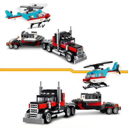 LEGO Vrachtwagen met helikopter 31146 Creator 3 in 1 LEGO CREATOR 3 IN 1 @ 2TTOYS LEGO €. 16.49