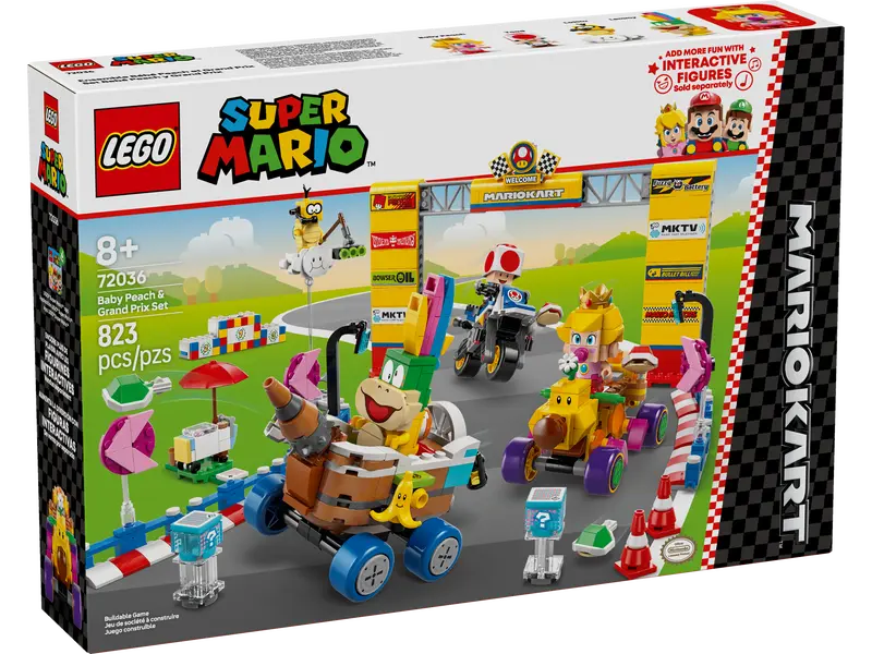 LEGO Mario Kart – Baby Peach & Grand Prix Set 72036 SuperMario (Pre-Order: januari 2025)