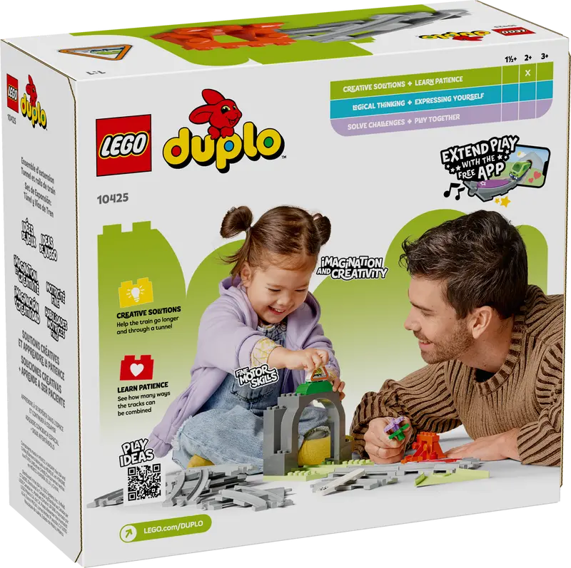 LEGO Duplo Treintunnel en Sporen Uitbreidingsset 10425 DUPLO (Pre-Order: januari 2025)