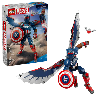 LEGO Nieuwe Captain America bouwfiguur 76296 Superheroes  (Pre-Order: december)