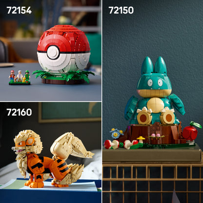 LEGO Pokémon Rayquaza Dieren Figuur Bouwpakket voor Volwassenen - Verstelbare Vliegende Draak met Zinnia en een Ultra Ball - Woondecoratie en Kantoor Decoratie - Cadeau voor Mannen en Vrouwen - 72168