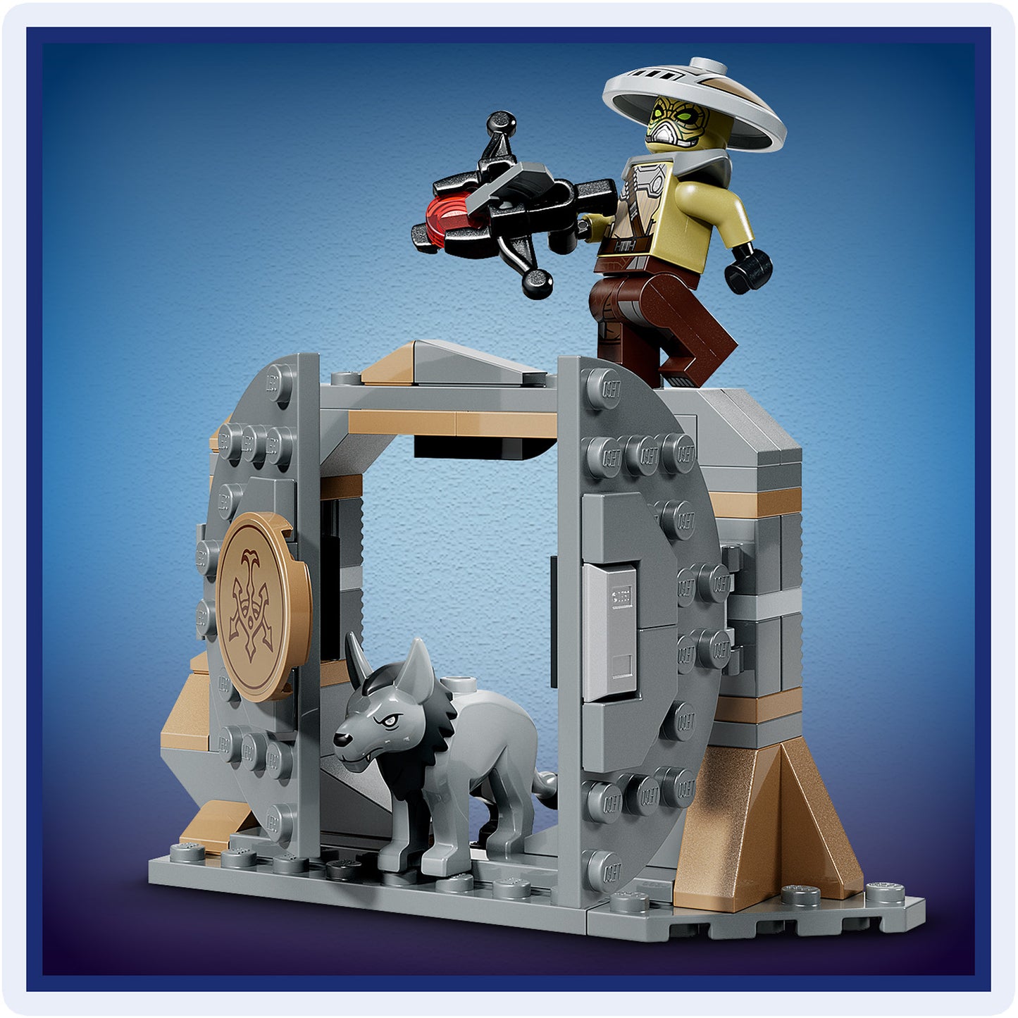 LEGO Star Wars 75451 Paleis van de Hutt Sentry Droid Confrontatie - Speelgoed voor Kinderen - De Mandalorian en Grogu - Kinderkamer Decoratie - Cadeau voor Jongens, Meisjes en Fans vanaf 9 Jaar