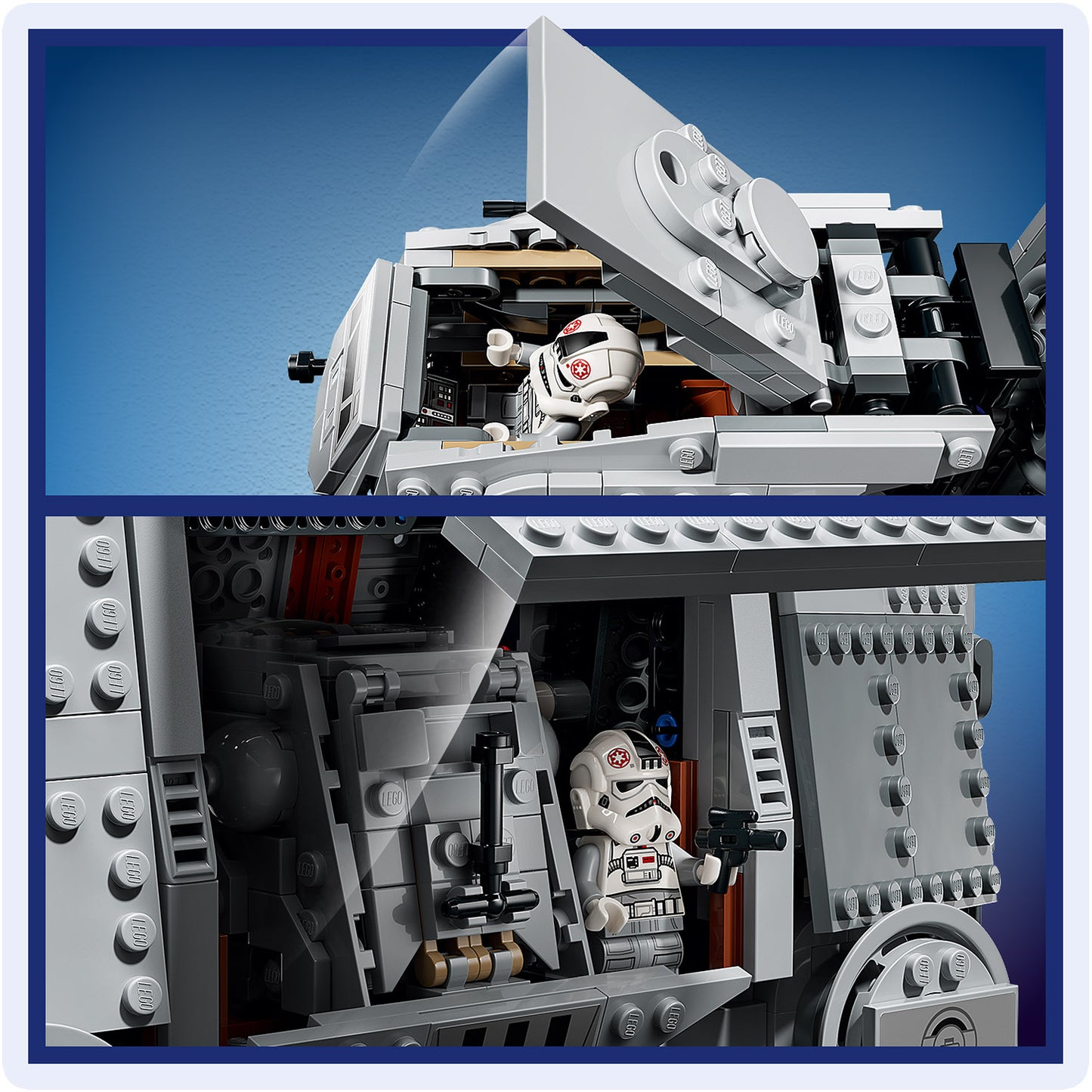 LEGO Star Wars 75454 Imperial Remnant AT-AT met INT-4 - Bouwpakket voor Kinderen met Voertuigen en 7 Personages Incl. de Mandalorian en Grogu - Cadeau voor Jongens, Meisjes en Fans vanaf 10 Jaar