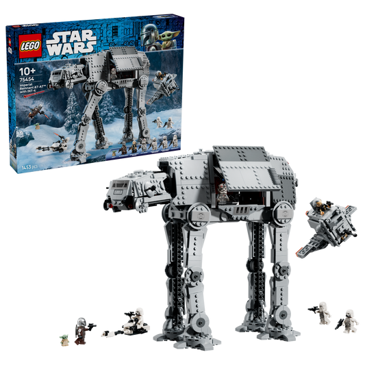 LEGO Star Wars 75454 Imperial Remnant AT-AT met INT-4 - Bouwpakket voor Kinderen met Voertuigen en 7 Personages Incl. de Mandalorian en Grogu - Cadeau voor Jongens, Meisjes en Fans vanaf 10 Jaar