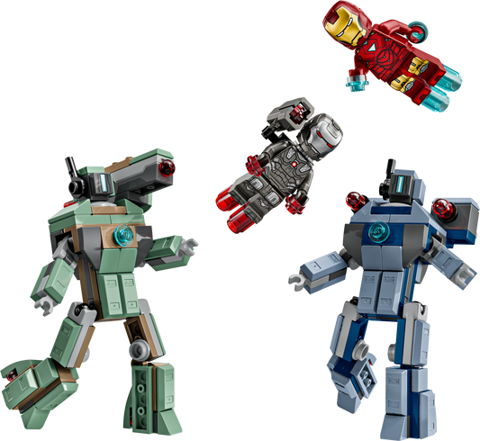 LEGO Iron Man en War Machine vs. Hammer Drones 76320 Superheroes