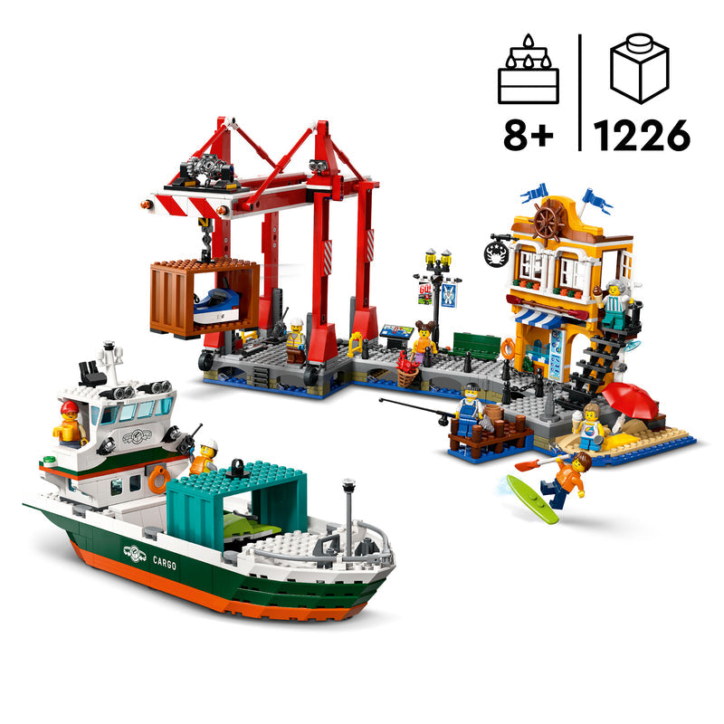 LEGO Hafen mit Frachter 60422 City