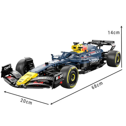 Max Verstappen RedBull F1 raceauto 1:8 (zelfde formaat als LEGO 42141 & 42171)