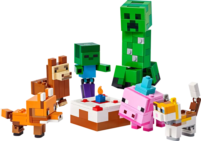 LEGO Verjaardag van het biggetje: Vier het feest met Minecraft 21281 Minecraft