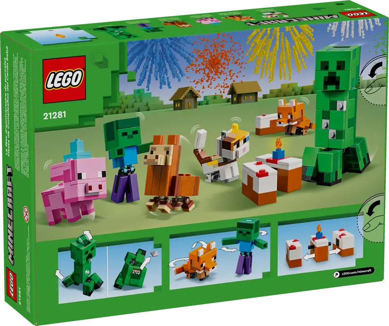 LEGO Verjaardag van het biggetje: Vier het feest met Minecraft 21281 Minecraft