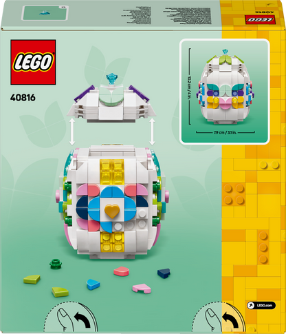 LEGO Paasei Versieren Paasdecoratie en Bouwpakket met Speelgoed voor Kinderen 40816