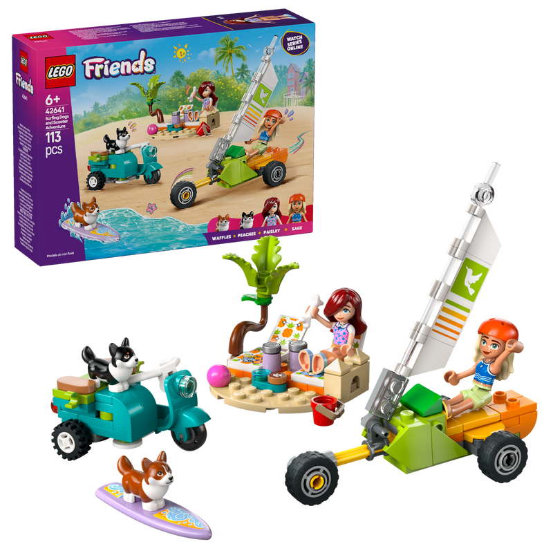 LEGO Surf- und Scooter-Spaß mit den Welpen 42641 Friends