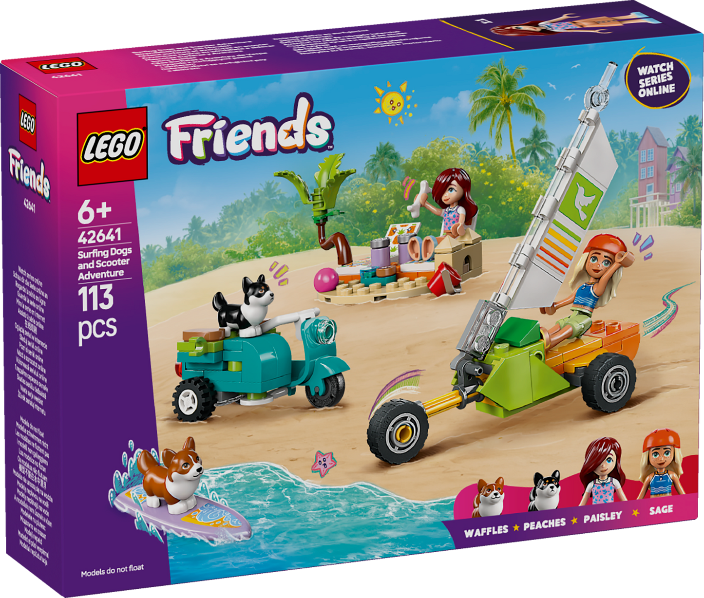 LEGO Surf- und Scooter-Spaß mit den Welpen 42641 Friends