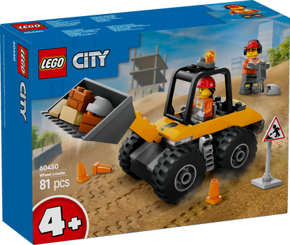 LEGO Yellow Wheel Loader Excavator 60450 City