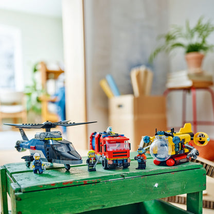 LEGO Helicopter, Fire Truck and Submarine 60462 City