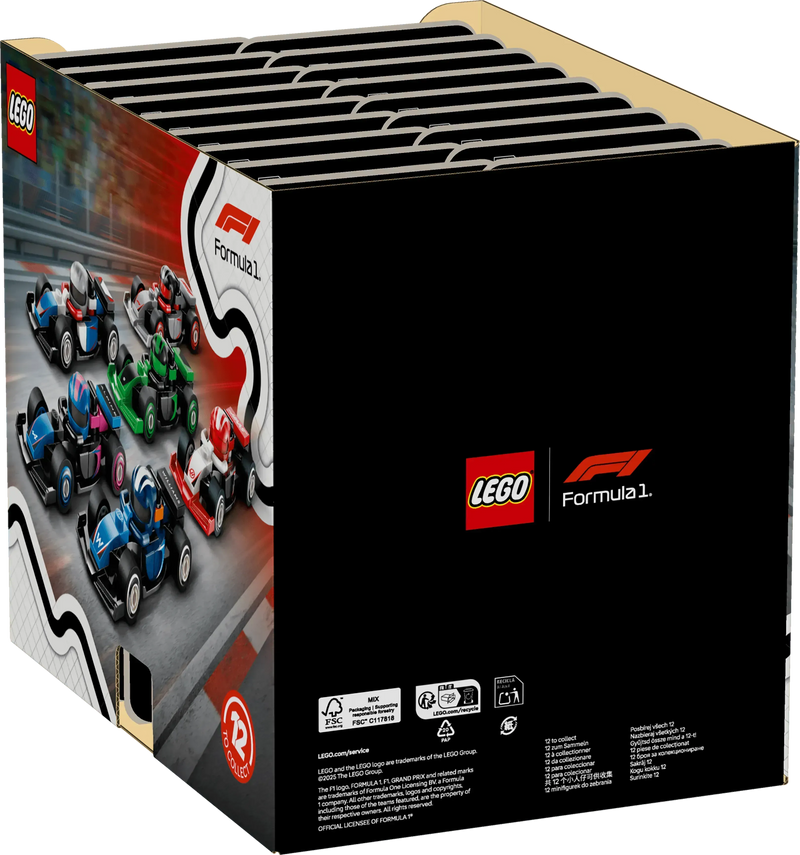 LEGO Formel 1 Fahrer mit ihrem Auto 71049 Minifiguren (Set 12 Teile)