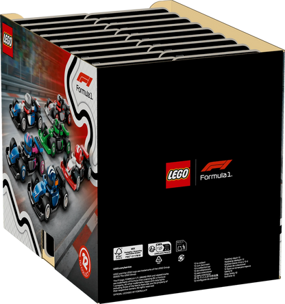 LEGO Formel 1 Fahrer mit ihrem Auto 71049 Minifiguren (Set 12 Teile)