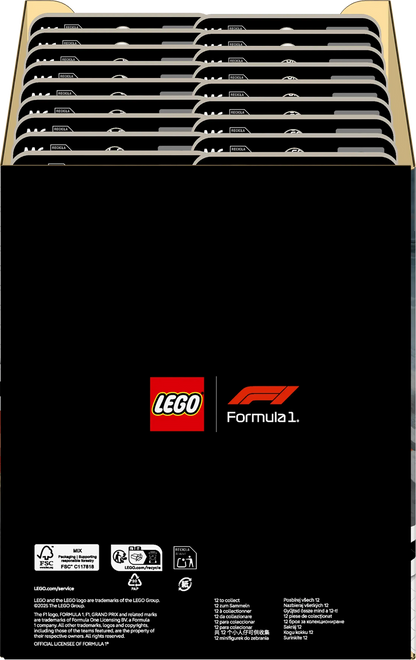 LEGO Formel 1 Fahrer mit ihrem Auto 71049 Minifiguren (Set 12 Teile)