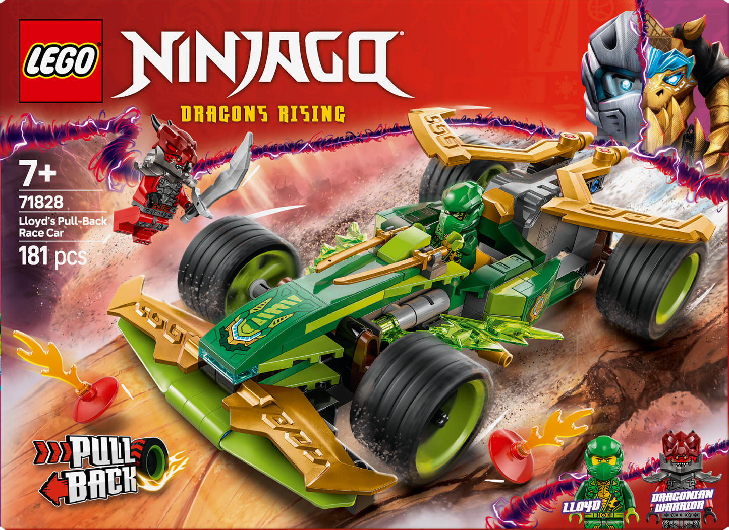 LEGO Lloyds Pull-back Race Car 71828 Ninjago