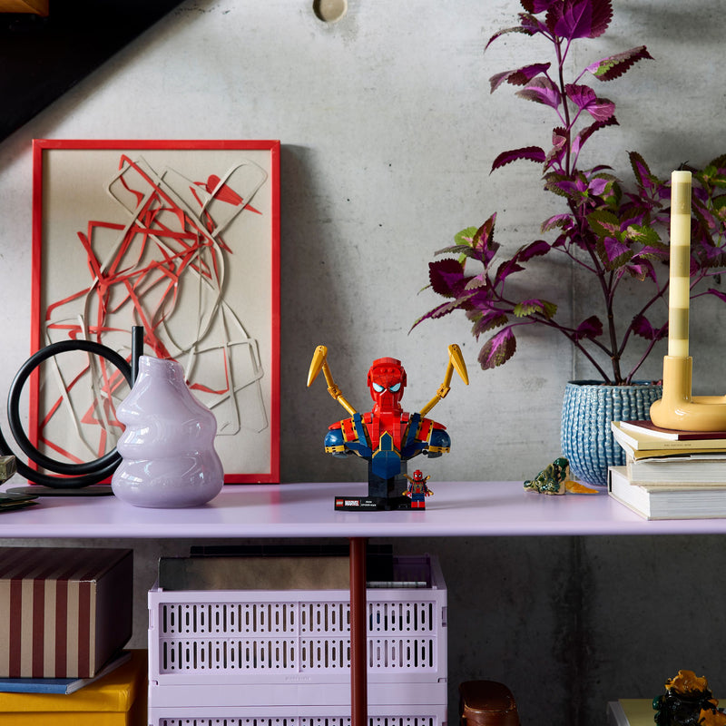 LEGO Iron Spider-Man buste 76326 Superheroes