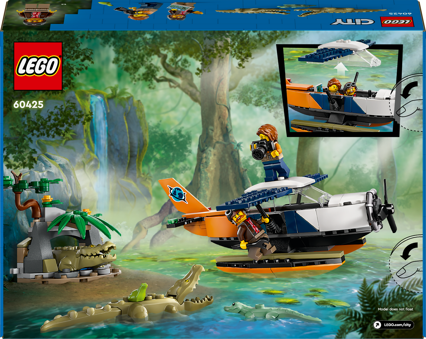 LEGO Jungle Explorers: Wasserflugzeug 60425 City 