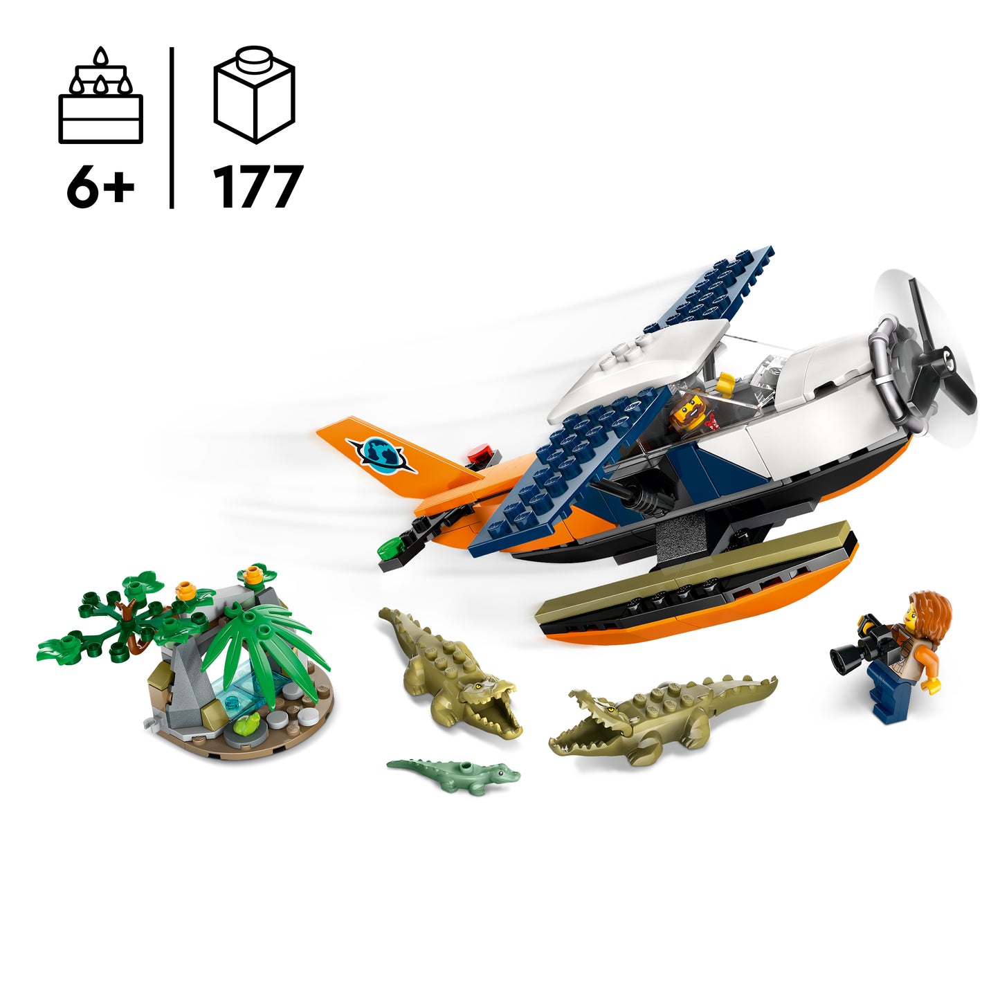 LEGO Jungle Explorers: Wasserflugzeug 60425 City 