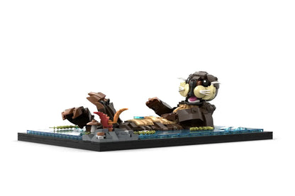 Drijvende zee otter