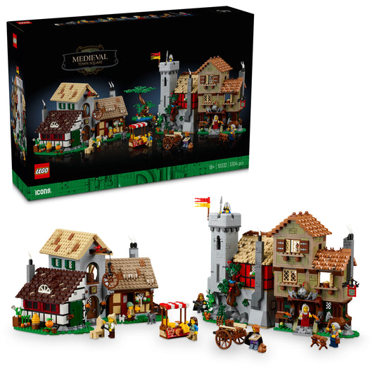 LEGO Middeleeuws stadsplein 10332 Icons
