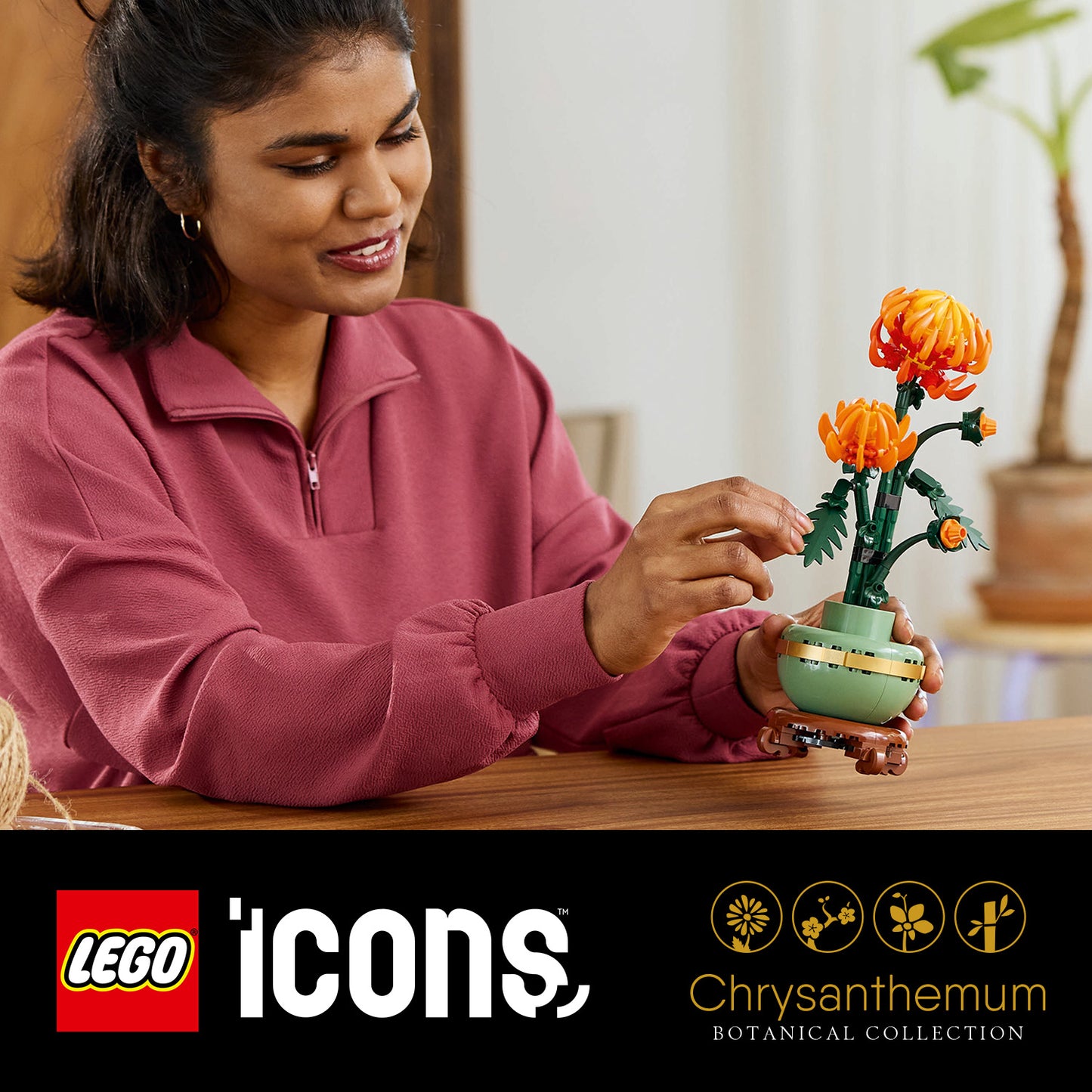 LEGO Chrysant 10368 Botanische Collectie (Pre-Order 1-8)