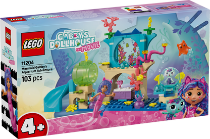 LEGO Zeemeermin Gabby's aquariumavontuur 11204 Gabby's Dollhouse (Pre-Order: augustus)