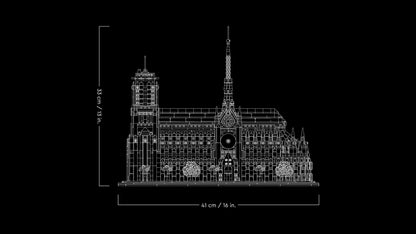 LEGO Notre-Dame Cathedral 21061 Architecture