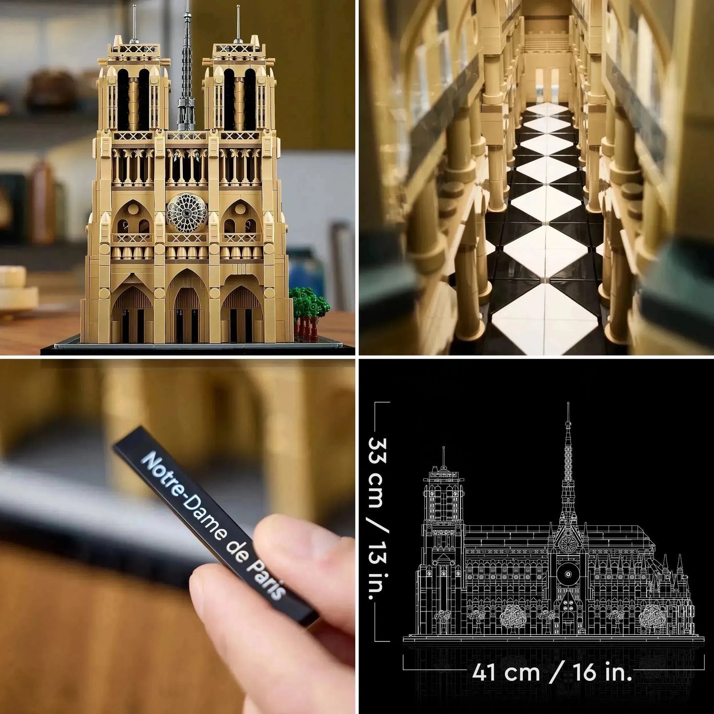LEGO Notre-Dame Cathedral 21061 Architecture