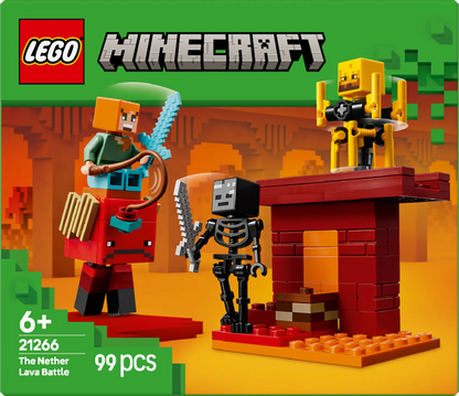 LEGO The Nether Lava Battle 21266 Ninjago