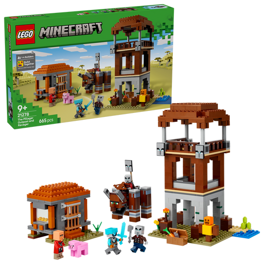 LEGO De Plunderaar buitenpost en Verwoester 21278 Minecraft