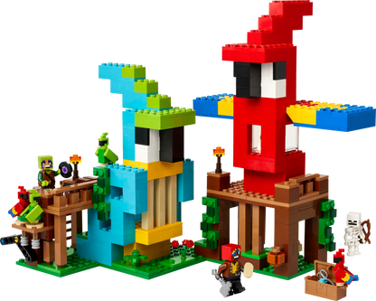 LEGO De papegaaienhuizen 21282 Minecraft