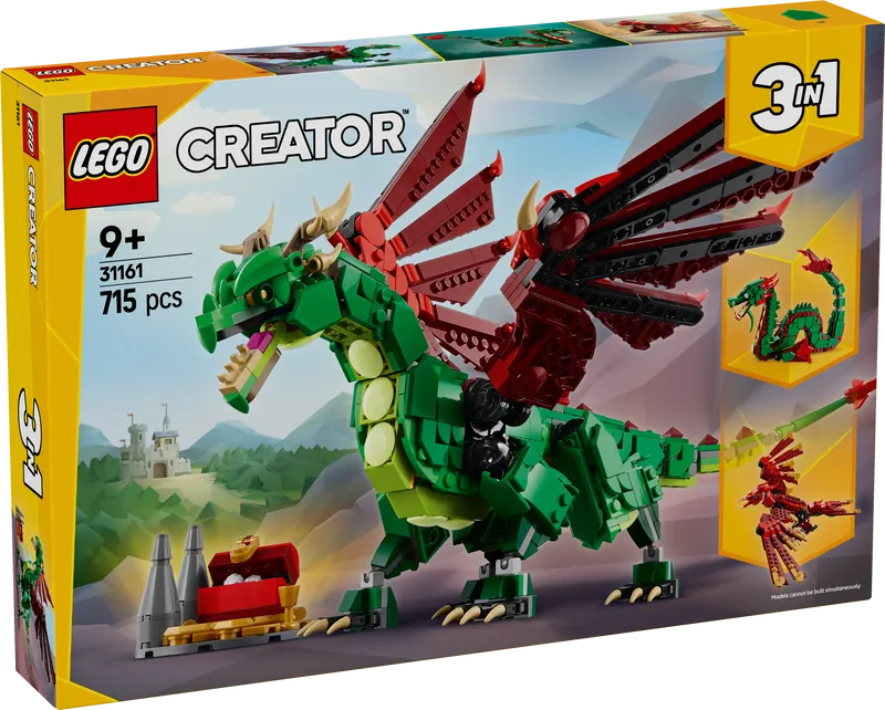 LEGO Medieval Dragon 31161 Creator 3-in-1