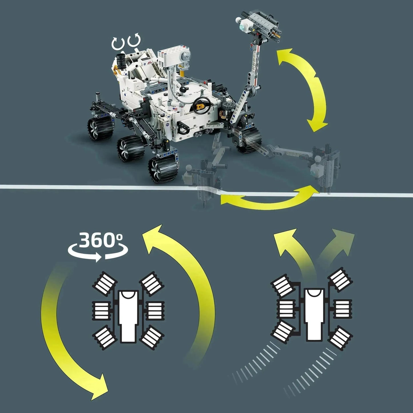 LEGO NASA Rover Perseverence Mars voertuig 42158 Technic